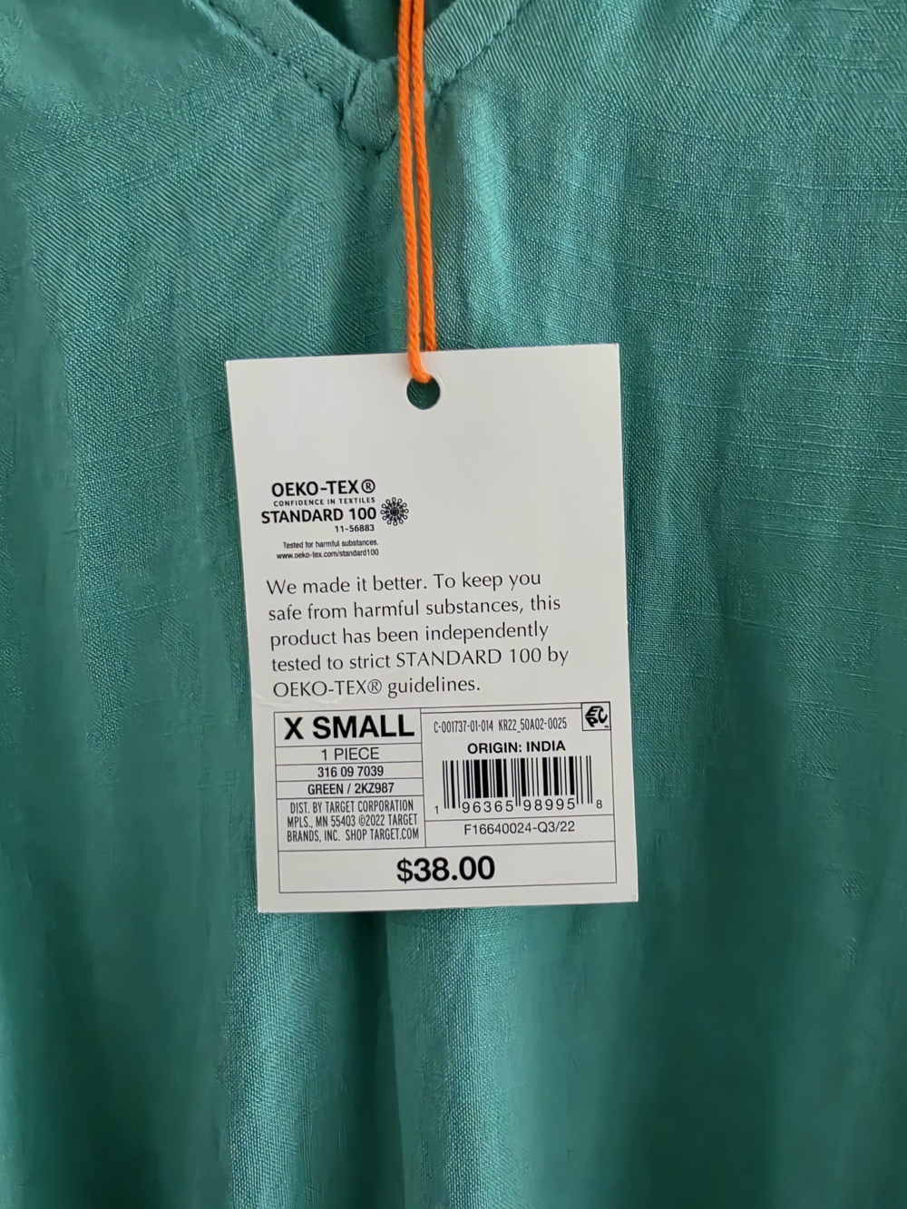 Knox Rose Mint Green Balloon Sleeve Dress - Picture 5 of 9